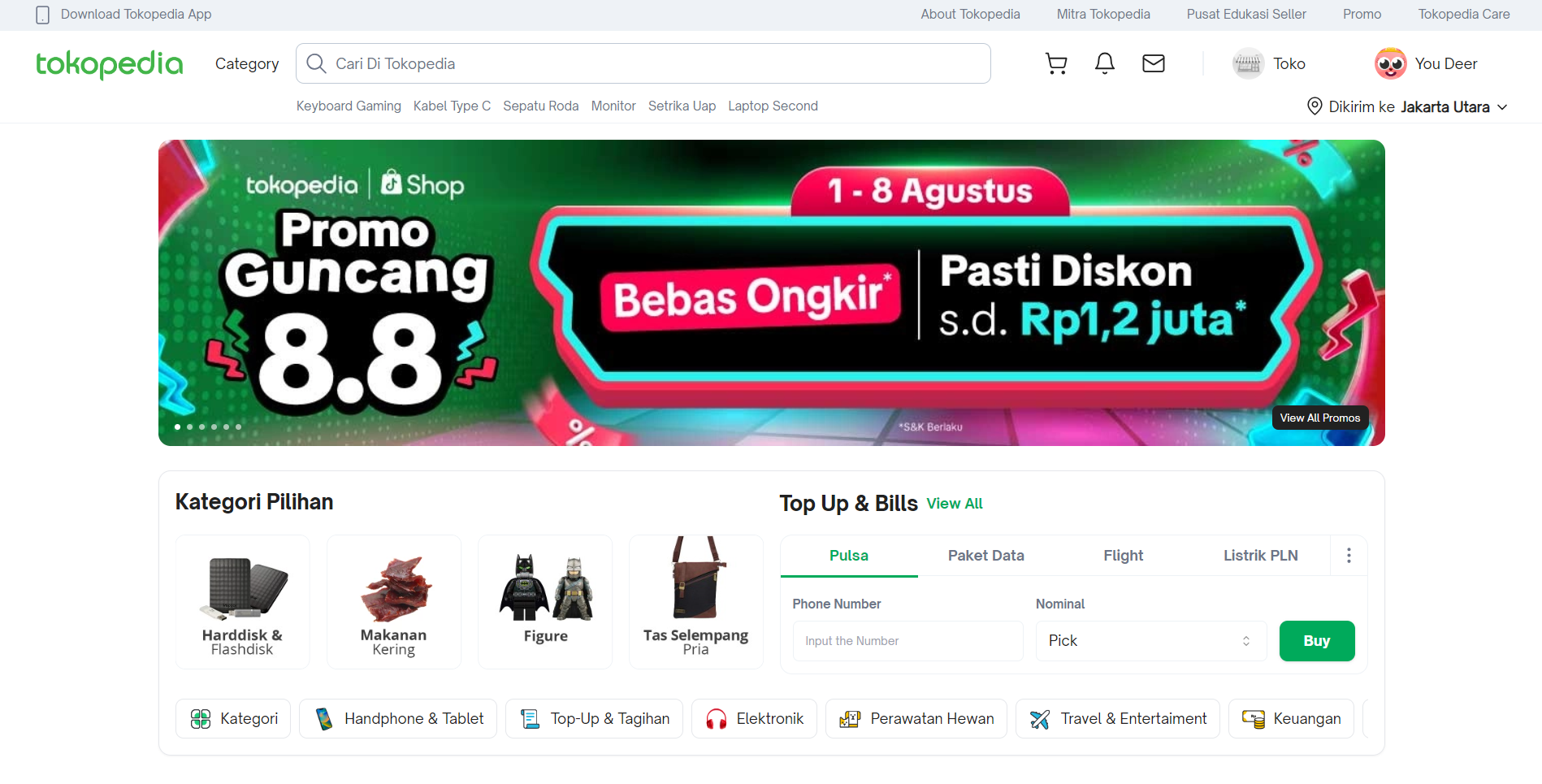 Tokopedia Clone